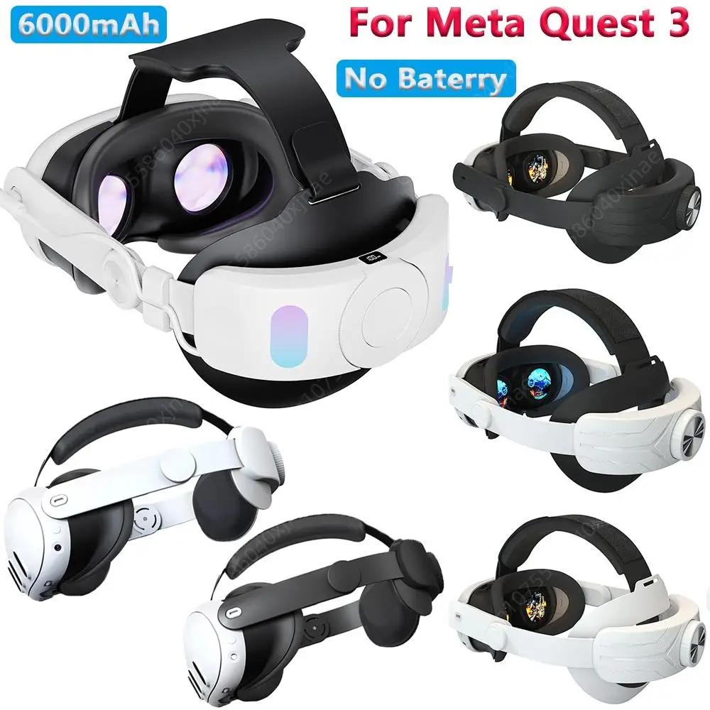  VR ü Ʈ  Ʈ, Meta Quest3 VR ¿, 6000mAh  ͸, 2-in-1   ABS